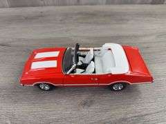 1970 Oldsmobile 442 W-30, Rally Red, 1/24, Danbury Mint, Certificate Of Title