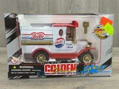 Pepsi-Cola Delivery Truck Coin Bank, 1/25, Golden Classic, Special Edition, Golden Wheel Die Cast