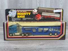 Mighty Rigs Tractor Car Hauler, 1/64, Road Tough