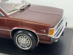 1982 Chevy Citation Factory Model, Made Of Fiberglass, Leather & Stainless Steel Chrome, 29” Long, Custom Case & Plexiglass Cover, 1 Of 10 Made