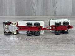 3 Grain Trucks & Pups, 1/64, Ertl, Grain Co. Truck Is Dump