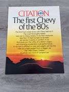 1982 Chevy Citation Factory Model, Made Of Fiberglass, Leather & Stainless Steel Chrome, 29” Long, Custom Case & Plexiglass Cover, 1 Of 10 Made