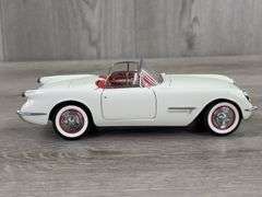 1953 Chevrolet EX 122 Corvette Concept Roadster, Polo White, 1/24, Danbury Mint, Certificate Of Title, Limited Edition, #1187/5000