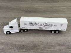 WhiteGMC Integral Yoder & Frey Tractor Trailer,  1/64, Ertl Collectibles, 50th Year 1947-1997