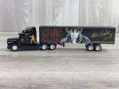 Freightliner 120 Elvis The Legend Rolls On Tractor Trailer, 1/64, Ertl, Title of Ownership, Hamilton Authenticated