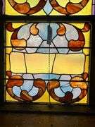 20.5" W X 87.5" H Stained Glass Window