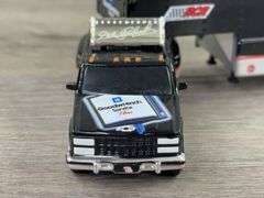 Dale Earnhardt #3 GM Goodwrench Service Plus/Sign 1999 Chevy Dually W/Trailer, 1/64, Action, Limited Edition