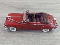 1948 Chrysler New Yorker Convertible, Sumac Red, 1/24, Danbury Mint, Certificate Of Title