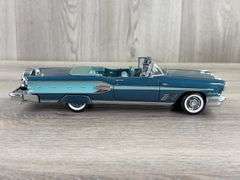 1958 Pontiac Bonneville Convertible, Mallard Turquoise/Marlin Turquoise, 1/24, Danbury Mint, Certificate Of Title