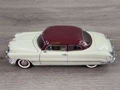 1951 Hudson Hornet, Beige/Maroon, 1/24, Franklin Mint Precision Models, Collector Portfolio, Limited Edition, #843/2500