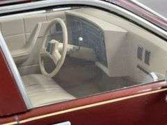 1982 Chevy Citation Factory Model, Made Of Fiberglass, Leather & Stainless Steel Chrome, 29” Long, Custom Case & Plexiglass Cover, 1 Of 10 Made