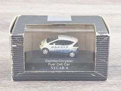 Necar 4 Fuel Cell Car, 1/87, Daimler Chrysler, 3 1/2" × 2" × 2 " In Display Case