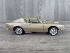 1963 Studebaker Golden Avanti Coupe, Tan, 1/24, Franklin Mint Precision Models