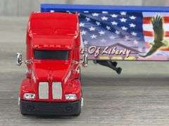 Kenworth T600B The Spirit of Liberty Tractor Trailer, 1/64, Ertl, Title of Ownership, Hamilton Authenticated