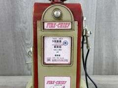Texaco Gas Pump Model-6" × 3 1/2" ×14", Metal