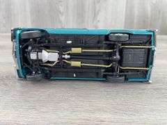 1958 Plymouth Belvedere Convertible, Teal, 1/24, Franklin Mint Precision Models, Certificate Of Authenticity, Limited Edition, #253/2500, Collector Portfolio, Outer Shipping Box