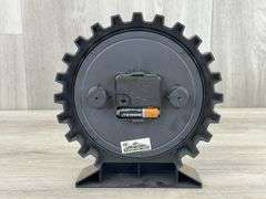 Sterling & Noble Gear Clock, Plastic, 8”Wx8 1/2”H