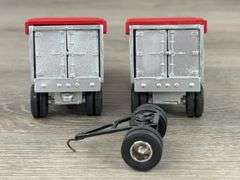 Mack Ultra-Liner W/2 Dump Trailers, 1/64, Custom