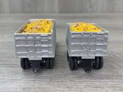 3 Grain Trucks & Pups, 1:64, Ertl, Case IH & Tyler Transport-Has Been Repaired