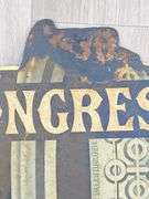 Metal Congress Tires Sign, 16" × 21" × 2"