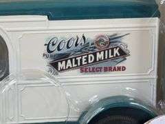 1917 Ford Model T Coors Pure Malted Milk Delivery Car Bank, 1/25, Ertl