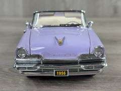 1956 Lincoln Premiere Convertible, Orchid, 1/24,  Limited Edition, Danbury Mint, No Paperwork