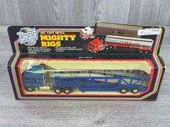 Mighty Rigs Tractor Car Hauler, 1/64, Road Tough