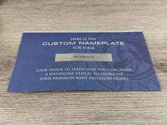 1967 Corvette Sting Ray L89, Blue, 1/24, Franklin Mint Precision Models, Limited Edition, Certificate Of Authenticity, #1528/3000