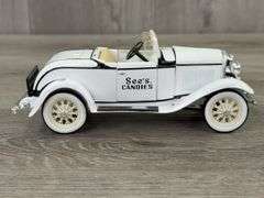 1930 Ford Model A Convertible Roadster, See’s Candy, 1/25, Ertl Collectibles, Paint Is Chipping