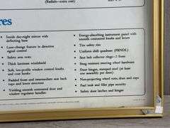 1968 Buick Wildcat Framed Picture, 28”Hx22”W