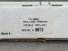 International 9200 Rawlings Sports Caravan Semi W/Double Trailer, 1/64, Scale Models, Serial #872