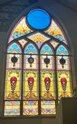 Large Stained Glass Window - 121" W X 157" H Overall