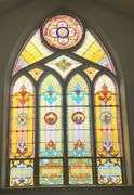 Large Stained Glass Window - 121" W X 157" H Overall