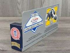 2 Michigan Wolverines Tractor Trailers-8", 1996 & 1997 White Rose Collectibles, Matchbox; 1992 Michigan Ford Model A-3", Matchbox