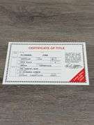 1958 Chevrolet Impala Convertible, Onyx Black, 1/24, Danbury Mint, Certificate Of Title, Limited Edition, #422/5000