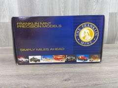 1948 Tucker ‘Tin Goose’ Sedan, Maroon, 1/24, Franklin Mint Precision Models, Collector Portfolio, Certificate Of Authenticity, #522/2500, Limited Edition, Outer Shipping Box