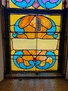 20.5" W X 87.5" H Stained Glass Window