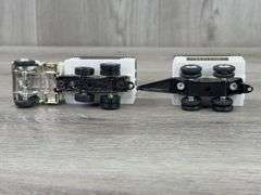 3 Grain Trucks & Pups, 1/64, Ertl, Grain Co. Truck Is Dump