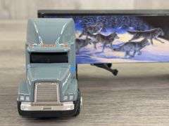 Freightliner 120 Moonlight Express Tractor Trailer, 1/64, Ertl, Hamilton Authenticated