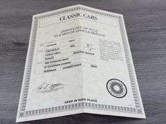 1955 Chevy Nomad Station Wagon, Coral/Grey, 1/24, Danbury Mint, Certificate Of Title