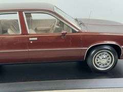 1982 Chevy Citation Factory Model, Made Of Fiberglass, Leather & Stainless Steel Chrome, 29” Long, Custom Case & Plexiglass Cover, 1 Of 10 Made