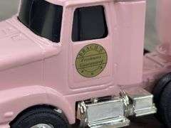 WhiteGMC Aero Conventional Brachs Tractor Trailer W/Pup Trailers, 1/64, Ertl