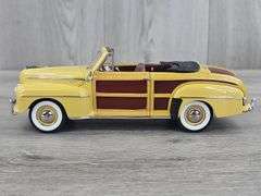 1948 Ford Sportsman Convertible, Maize, 1/24, Danbury Mint, Certificate Of Title, Limited Edition,  Serial #1243
