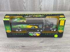 Chad Little #23 John Deere Transporter, 1/64, Racing Champions, Limited Edition, 1996 Collector Series, Serial #014031