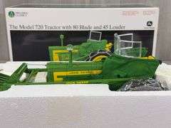 John Deere 720 NF W/80 Blade/45 Loader, Precision Classics 18
