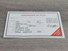 1936 Ford Deluxe Cabriolet Convertible, Bambalino Blue, 1/24, Danbury Mint, Certificate Of Title, Limited Edition, #90/5000