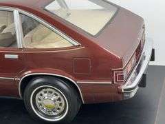 1982 Chevy Citation Factory Model, Made Of Fiberglass, Leather & Stainless Steel Chrome, 29” Long, Custom Case & Plexiglass Cover, 1 Of 10 Made