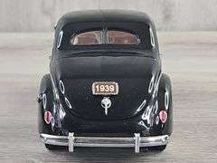 1939 Ford Deluxe Coupe, Black, 1/24, Danbury Mint, Certificate Of Title, Limited Edition, #1327/5000