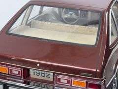 1982 Chevy Citation Factory Model, Made Of Fiberglass, Leather & Stainless Steel Chrome, 29” Long, Custom Case & Plexiglass Cover, 1 Of 10 Made