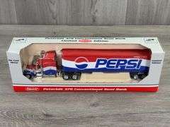 Peterbuilt 379 Conventional Semi Pepsi Bank, 1/64, Liberty Classics by Spec Cast